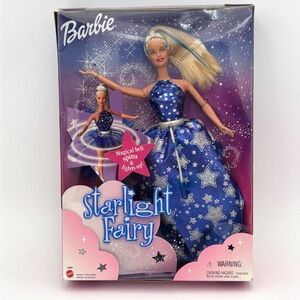 2001 Starlight Fairy Barbie W/ Magical Light Up and Spinning Belt NIB #52607